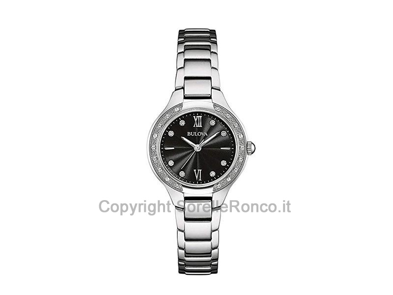 BULOVA CLASSIC NERO DIAMANTI 28MM