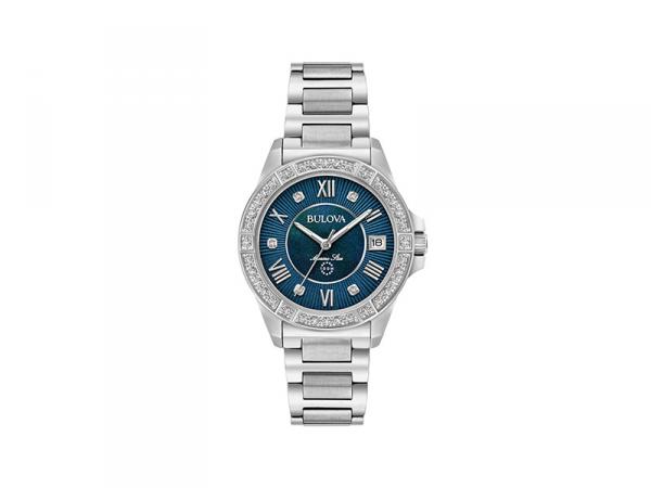 96R215 - Bulova Marine Star Chrono Bianco 43mm Acciaio