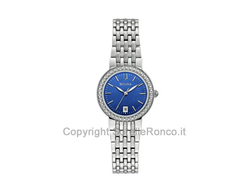BULOVA DONNA CLASSIC MADREPERLA BLU DIAMOND 26MM