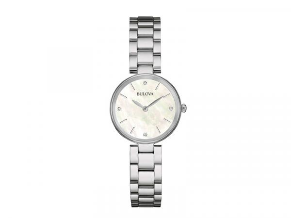 96S159 - Bulova Diamonds Quarzo Madreperla 28mm
