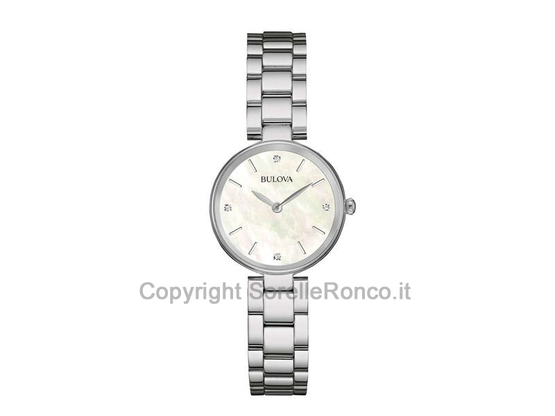 BULOVA DIAMONDS QUARZO MADREPERLA 28MM