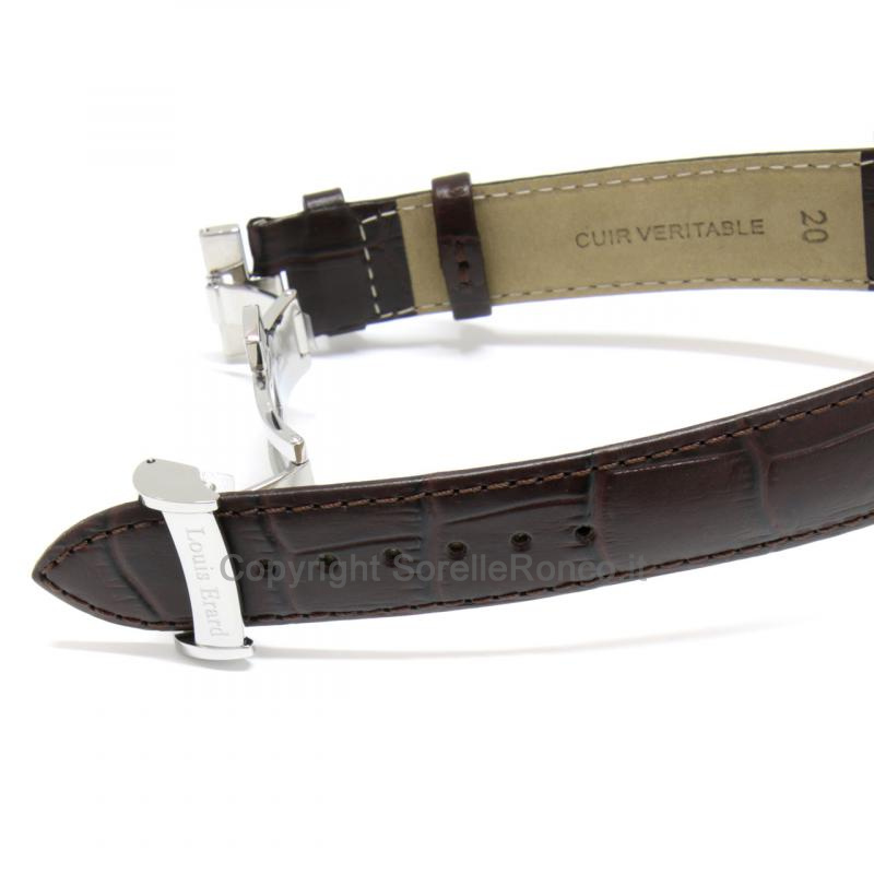 LOUIS ERARD HERITAGE ARGENTO 40MM AUTOMATICO ROMAN