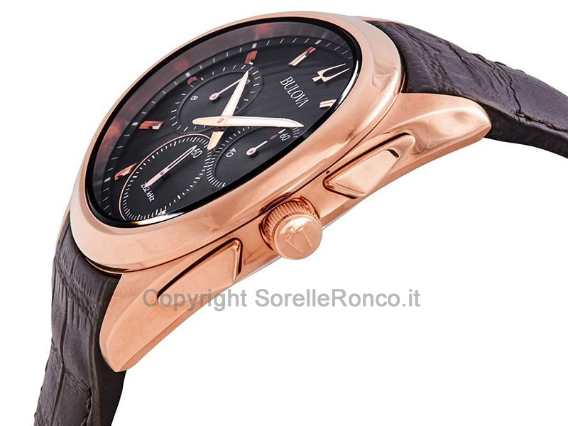 BULOVA CURV CHRONO GRIGIO MARRONE 45MM QUARZO