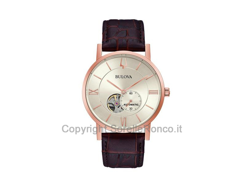 BULOVA AUTO CLIPPER CLASSIC ORO ROSA 42MM