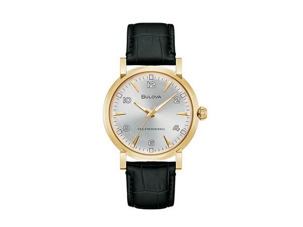 97A152 - Bulova American Clipper Silver Ip Gold 39mm