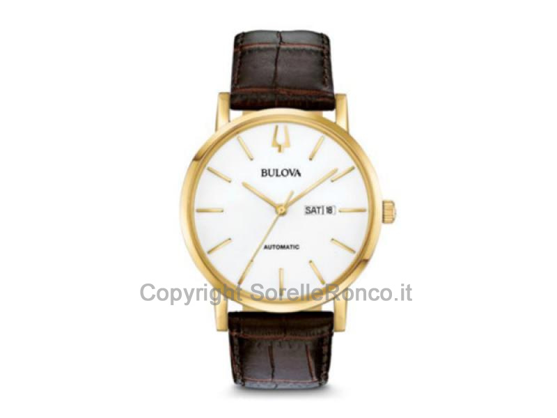 BULOVA CLASSIC AUTOMATIC 42MM IP ORO