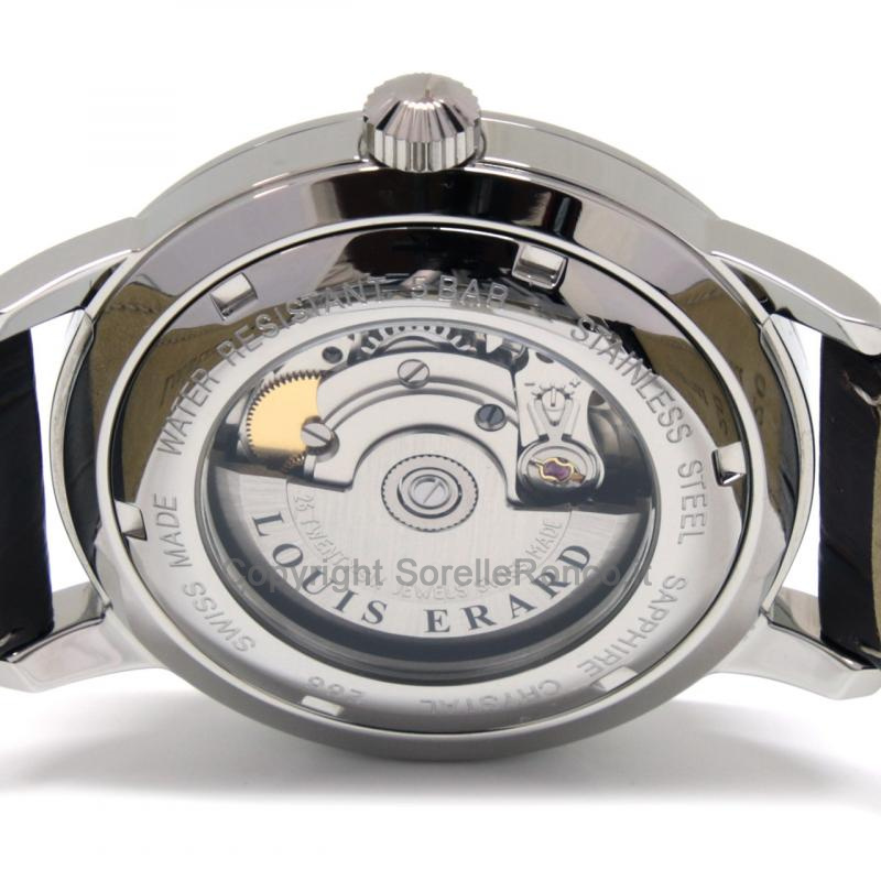 LOUIS ERARD HERITAGE ARGENTO 40MM AUTOMATICO ROMAN