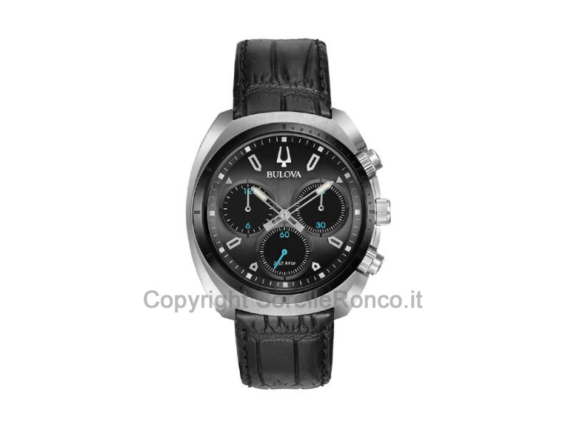 BULOVA CURV CHRONO GRIGIO SCURO 43MM PELLE QUARZO