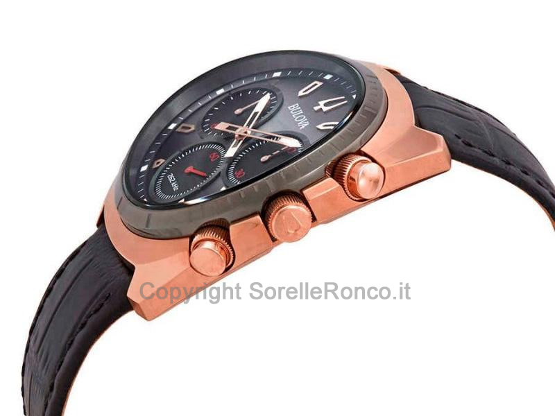 BULOVA CURV CHRONO GRIGIO NERO QUARZO 43MM
