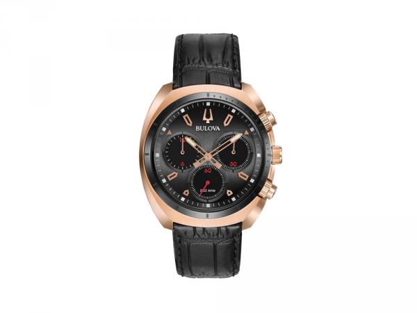 98A156 - Bulova Curv Chrono Grigio Nero Quarzo 43mm