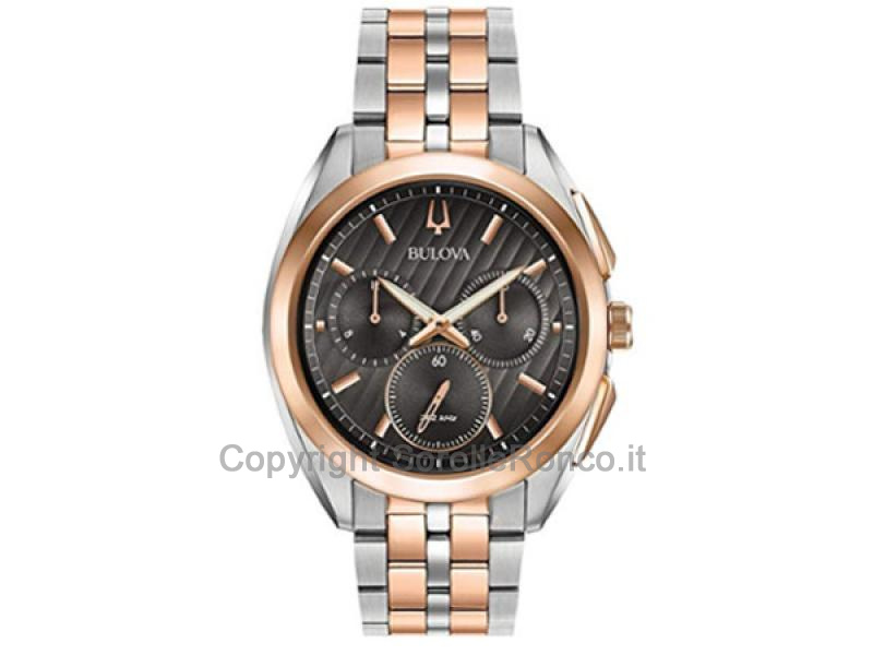 BULOVA CURV 45MM BICOLOR
