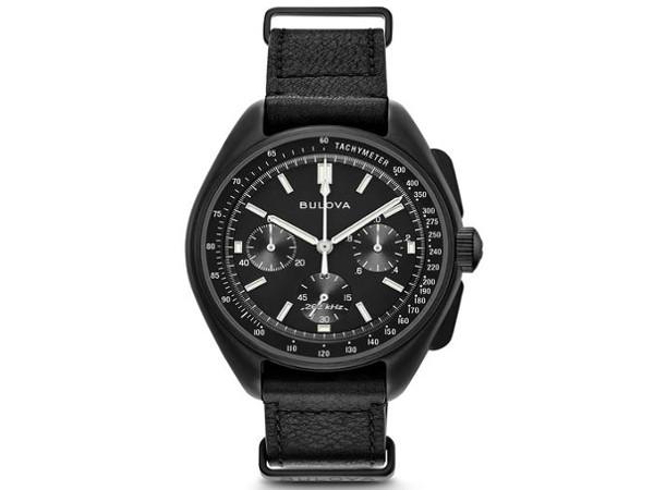 98A186 - Bulova Lunar Pilot IP Nero Nato 45mm
