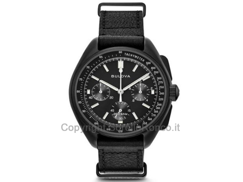 BULOVA LUNAR PILOT IP NERO NATO 45MM