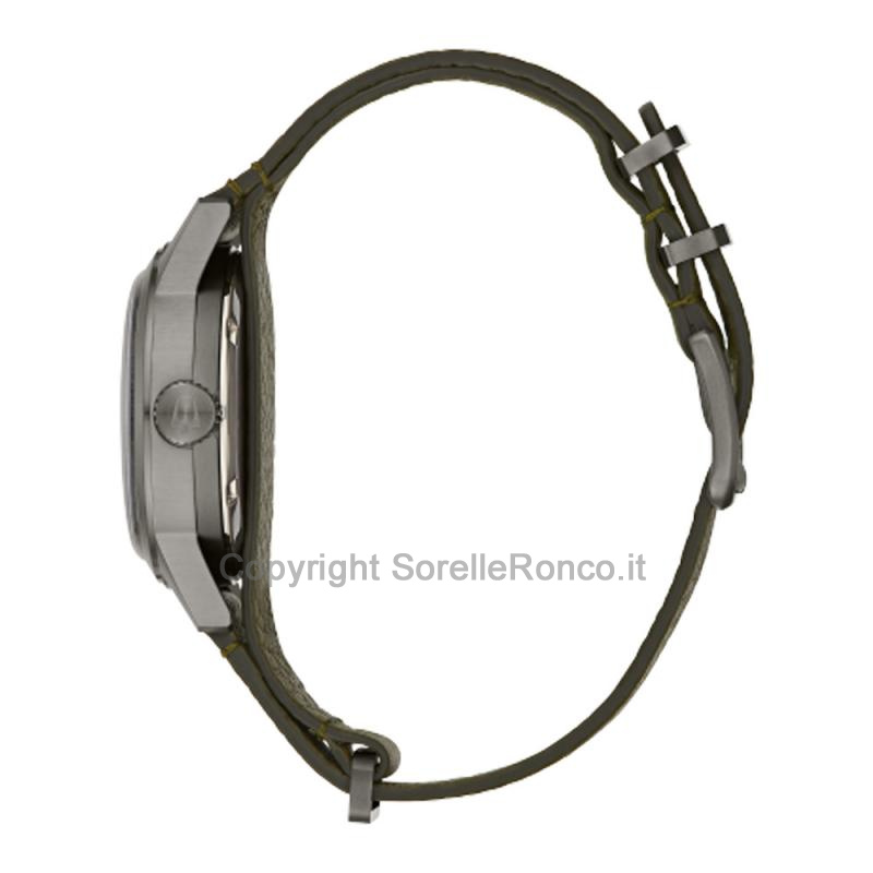 BULOVA MILITARY HACK WATCH NERO 38MM PELLE NATO
