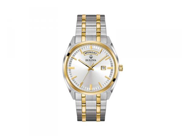 98C127 - Bulova Classic Argento Quarzo 39mm