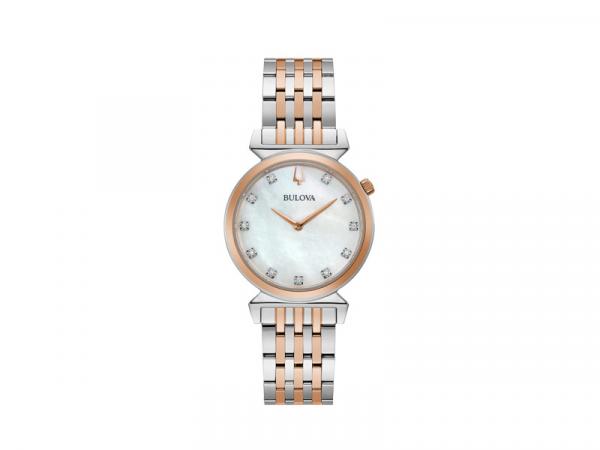 98P192 - Bulova Donna Regatta Madreperla Oro Rosa 30mm