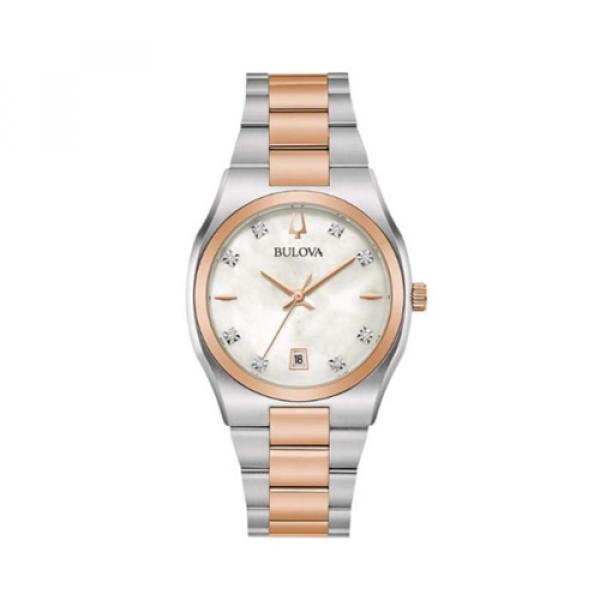 98P199 - Bulova Lady Surveyor 34mm Oro Rosa Diamanti