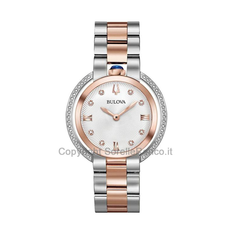 BULOVA RUBAIYAT BIANCO DIAMANTI 35MM QUARZO