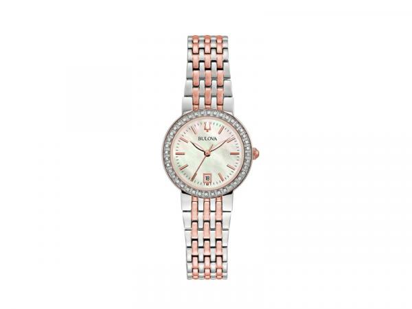 98R280 - Bulova Donna Classic Madreperla Diamond Rose 26mm