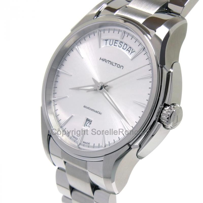 HAMILTON JAZZMASTER DAY DATE SILVER ACCIAIO 40MM