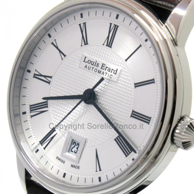LOUIS ERARD HERITAGE ARGENTO 40MM AUTOMATICO ROMAN