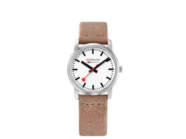 A400-30351-16SBG - Mondaine Simply Elegant 36mm SBB Quarzo