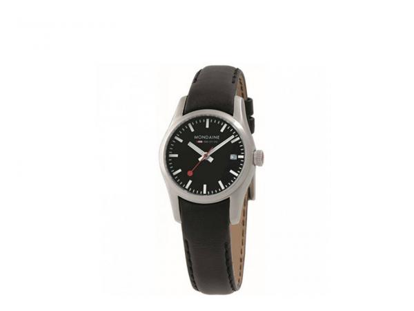 A629-30341-14SBB-XL - Orologio Mondaine Retro 28mm Nero