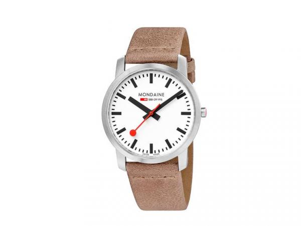 A638-30350-16SBG - Mondaine Simply Elegant SBB 41mm Quarzo
