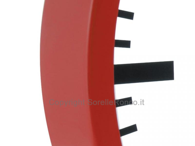 OROLOGIO MONDAINE WALL CLOCK 25CM ROSSO