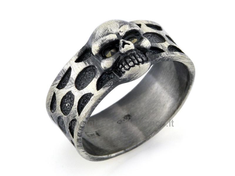 ANELLO SKULL ZULIAN CON TESCHIO ARGENTO