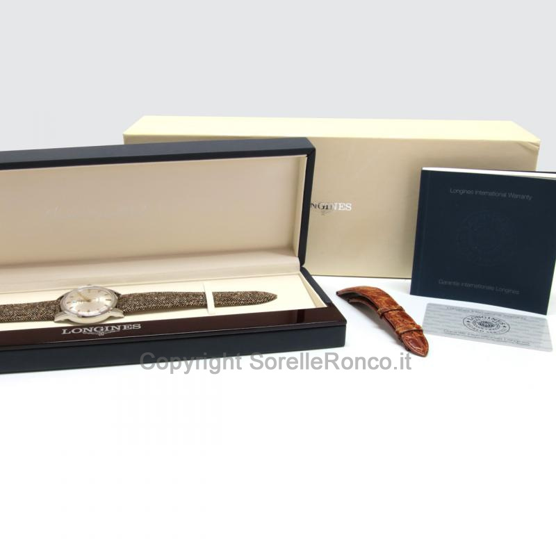 LONGINES CONQUEST ACCIAIO SILVER 40MM AUTOMATICO