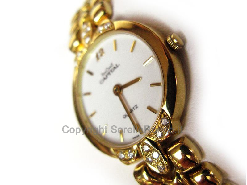 CAPITAL ORO E DIAMANTI 25MM BIANCO