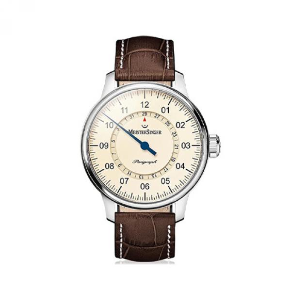 AM1003 - Meistersinger Classic Plus Perigraph Avorio 43mm