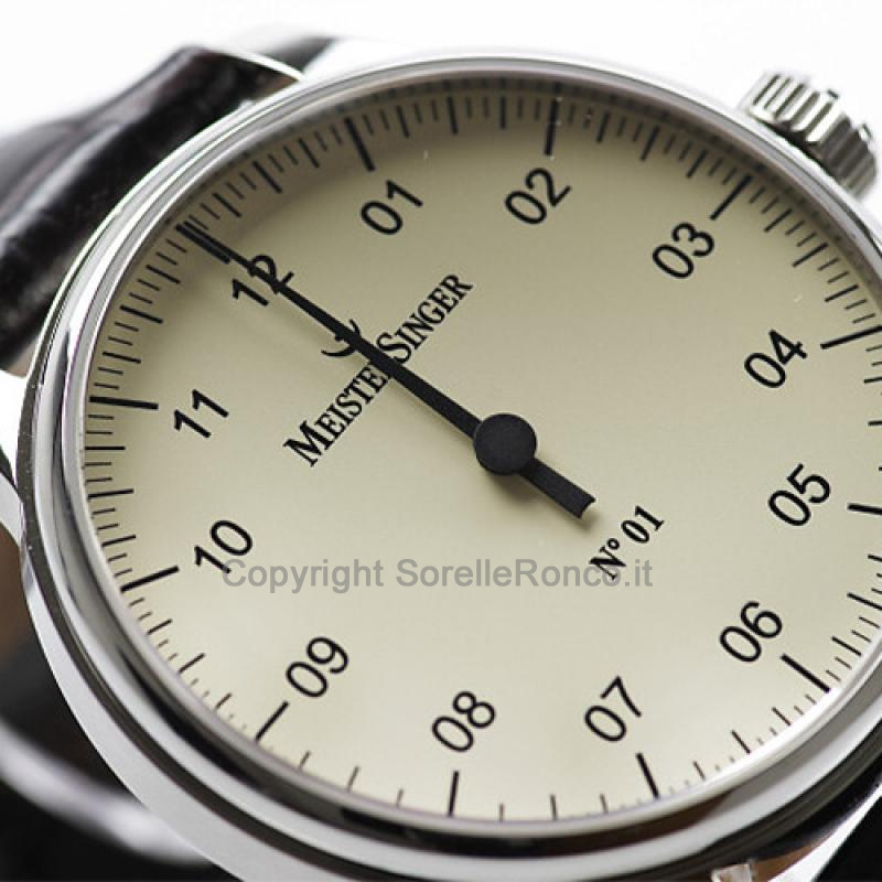 MEISTERSINGER CLASSIC N.1 AVORIO 43MM STAMPA COCCO