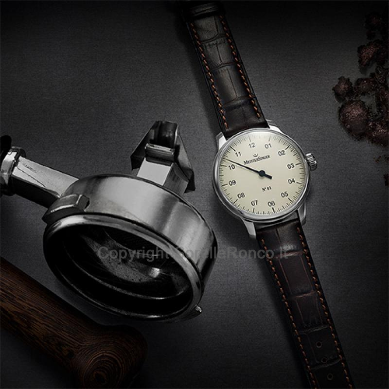 MEISTERSINGER CLASSIC N.1 AVORIO 43MM STAMPA COCCO