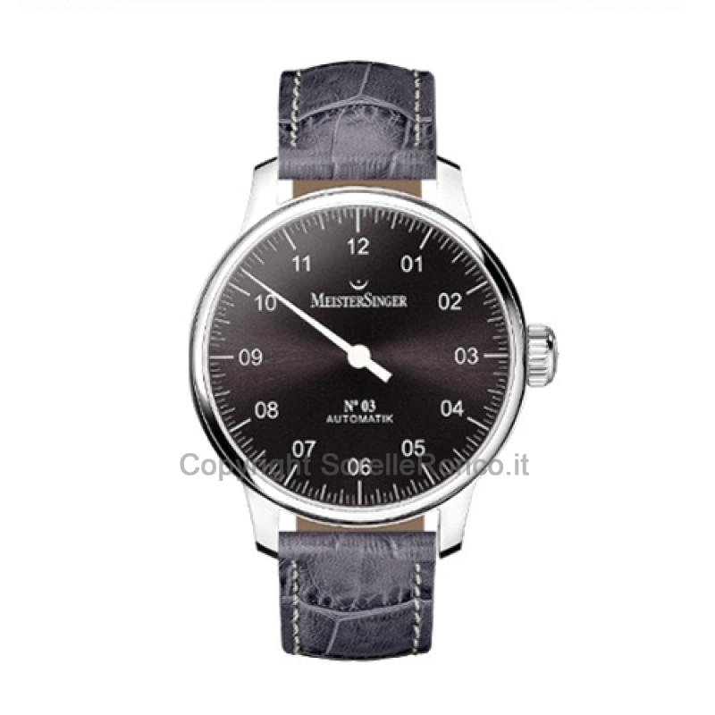 MEISTERSINGER CLASSIC N.3 43MM NERO AUTOMATICO