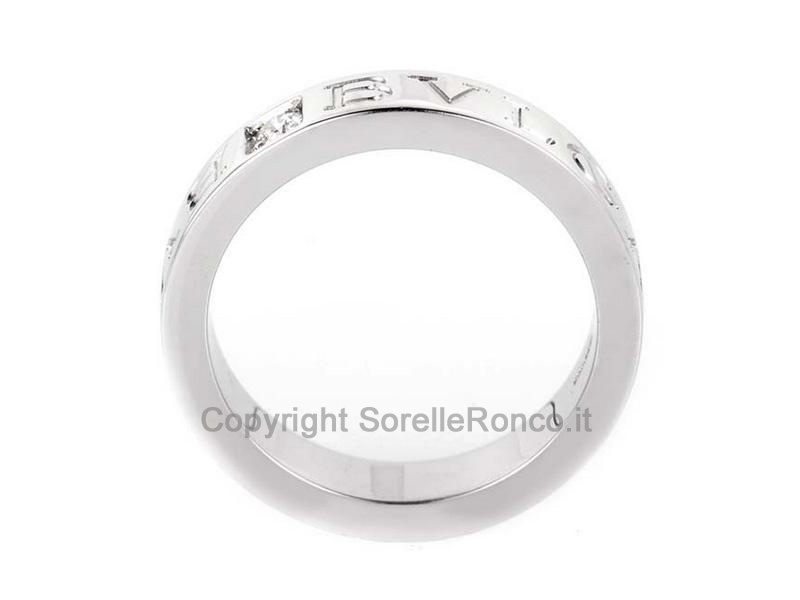 ANELLO BULGARI ORO BIANCO E DIAMANTE