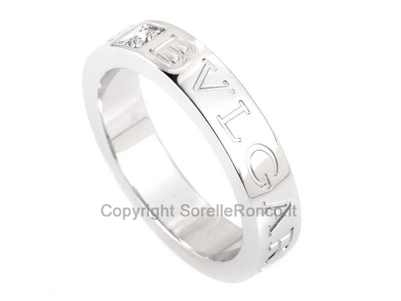 ANELLO BULGARI ORO BIANCO E DIAMANTE
