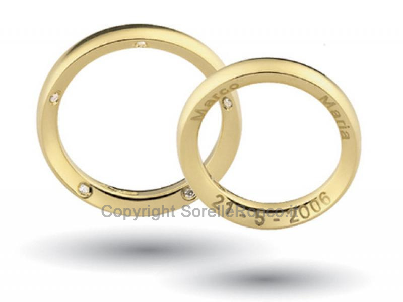 FEDI ORO 18KT FASHION 4,5MM CON DIAMANTI