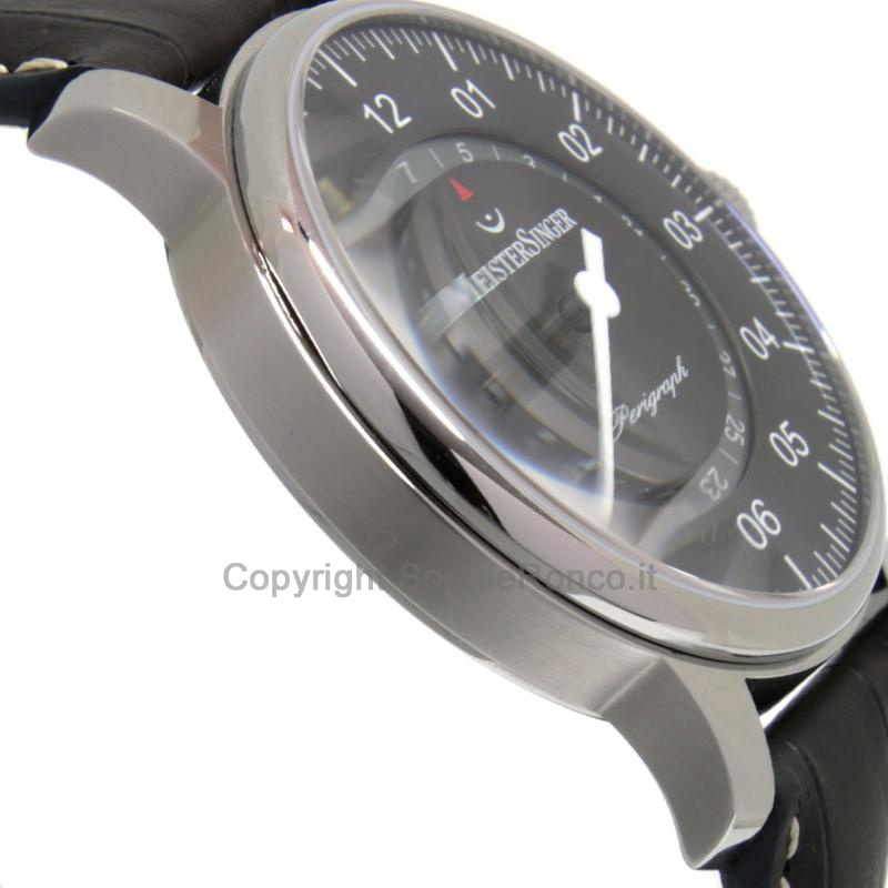 MEISTERSINGER CLASSIC PLUS PERIGRAPH 43MM GRIGIO