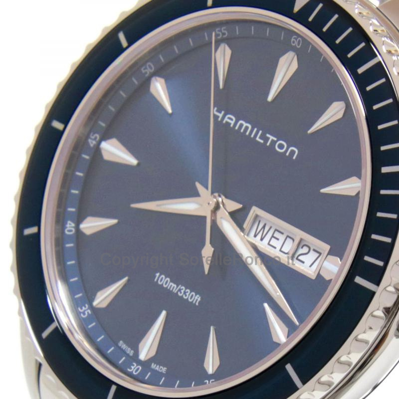 HAMILTON JAZZMASTER DAY DATE BLU 42MM QUARZO
