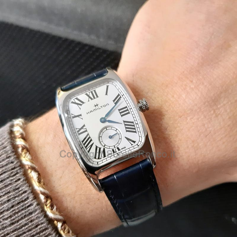 HAMILTON AMERICAN CLASSIC BOULTON BIANCO 27X31MM