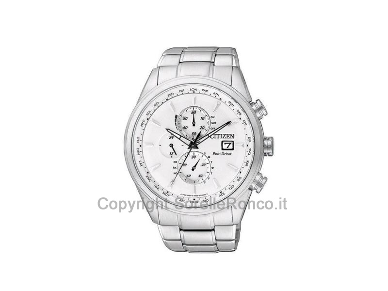 OROLOGIO CITIZEN H800 RADIOCONTROLLATO BIANCO 43MM