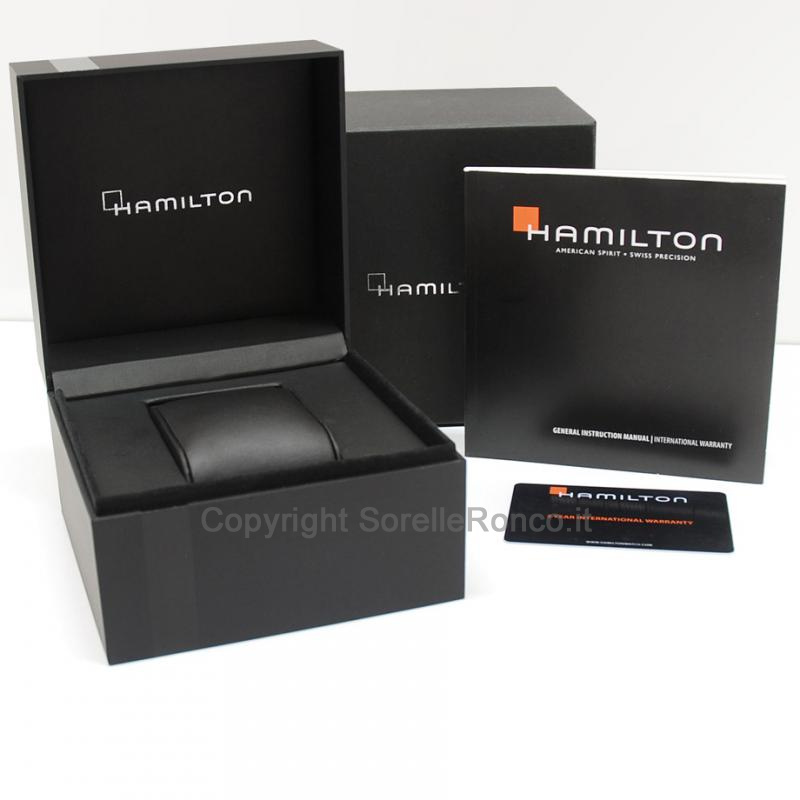 HAMILTON KHAKI FIELD AUTOMATICO NERO ACCIAIO 38MM