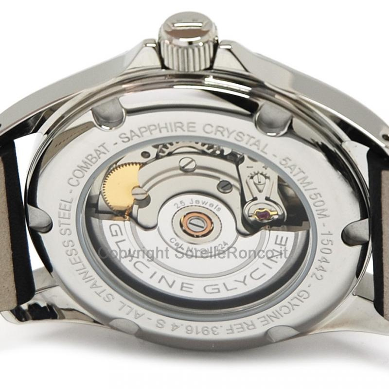 GLYCINE COMBAT 6 SILVER 36MM