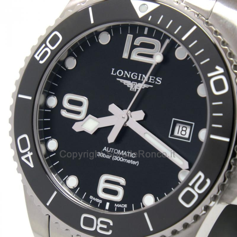 LONGINES HYDROCONQUEST GHIERA NERA 43MM