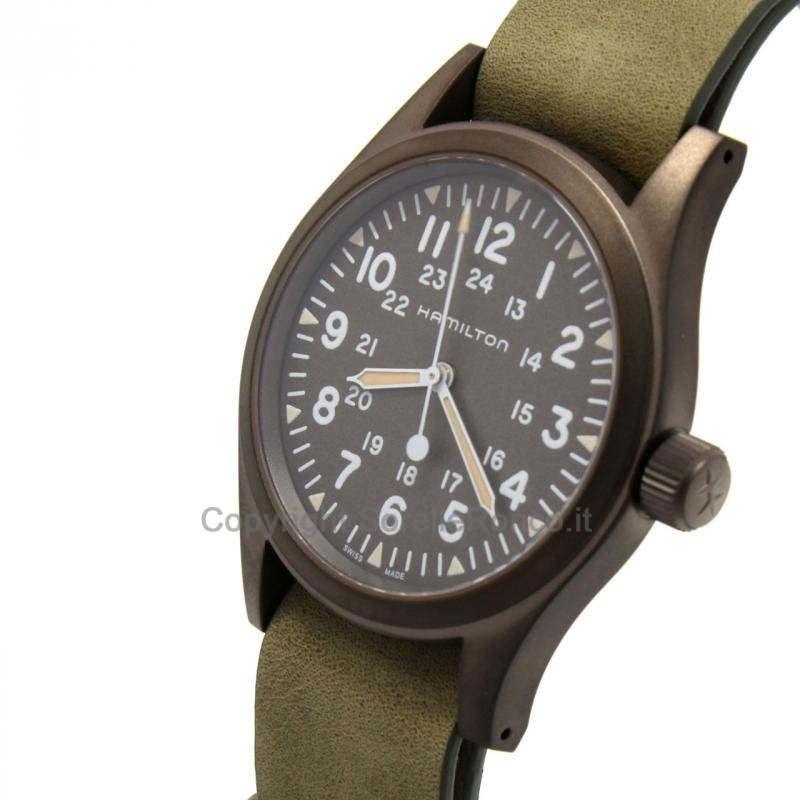 HAMILTON KHAKI FIELD MECCANIC VERDE 38MM