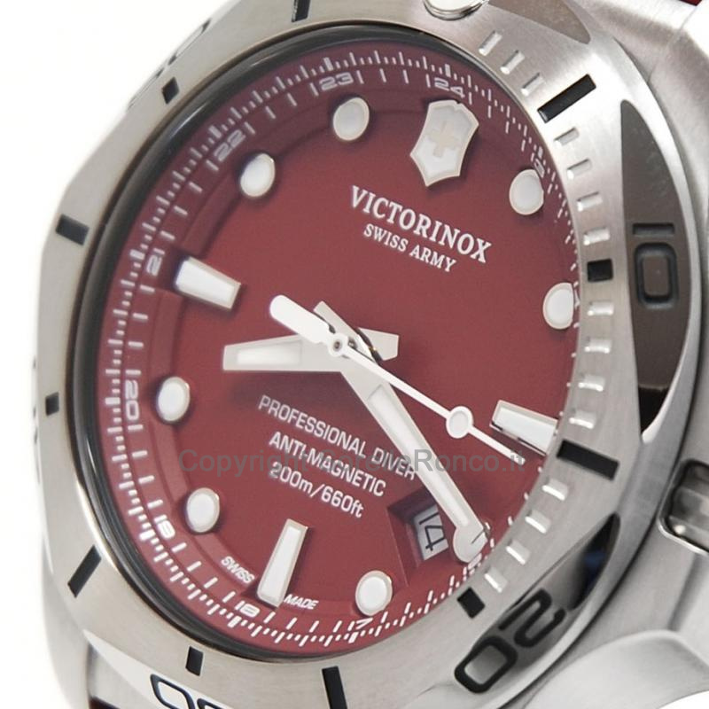 VICTORINOX I.N.O.X. ROSSO GOMMA DIVER 45MM