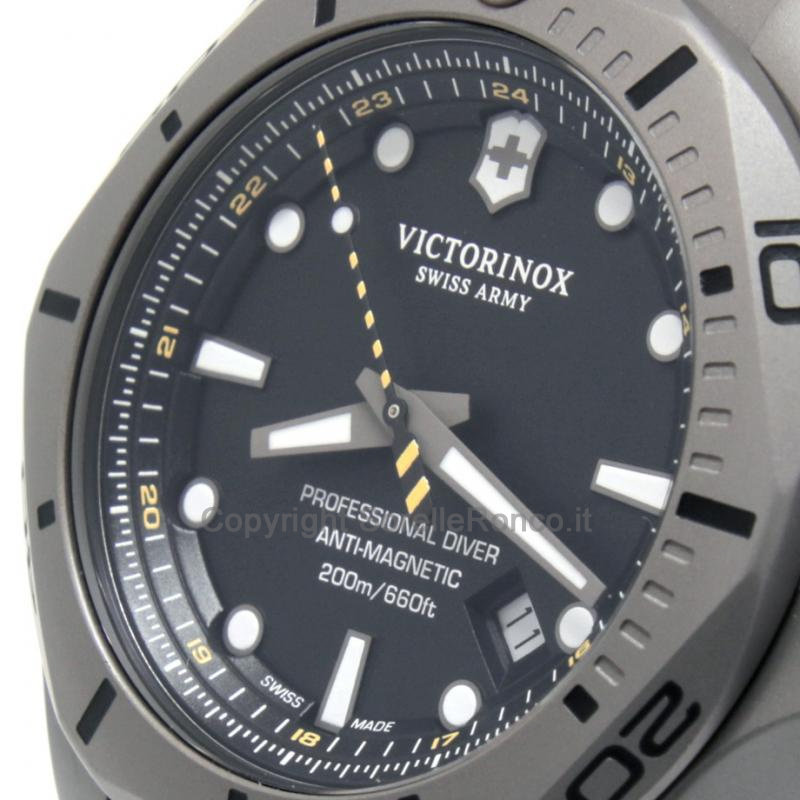 VICTORINOX INOX DIVER GRIGIO TITANIO 45MM PARACORD