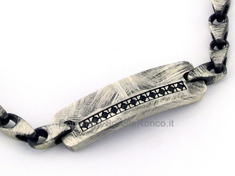 BRACCIALE ZULIAN IN ARGENTO CON PIETRE